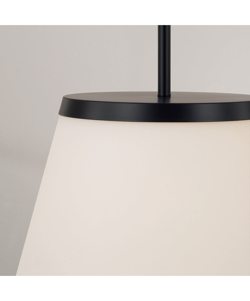 Drake 1-Light Pendant Matte Black