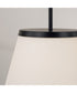 Drake 1-Light Pendant Matte Black