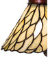 8" Wide Willow Jadestone Wall Sconce