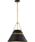 Adina 3-Light Pendant Matte Black