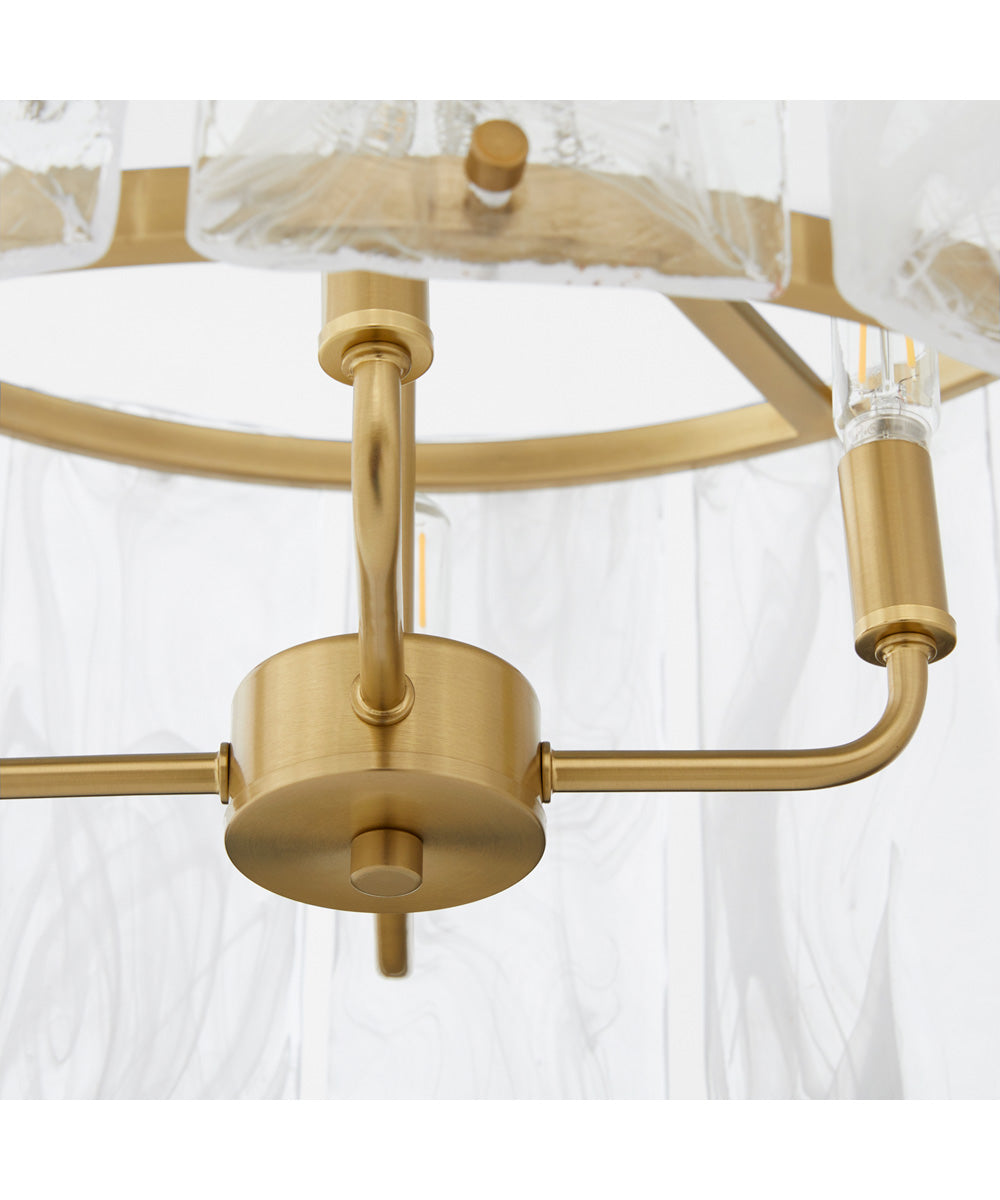 Prestige 4-light Pendant Aged Brass