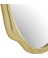 Aster Abstract Gold Mirror