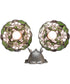 18" Wide Begonia 2 Light Wall Sconce