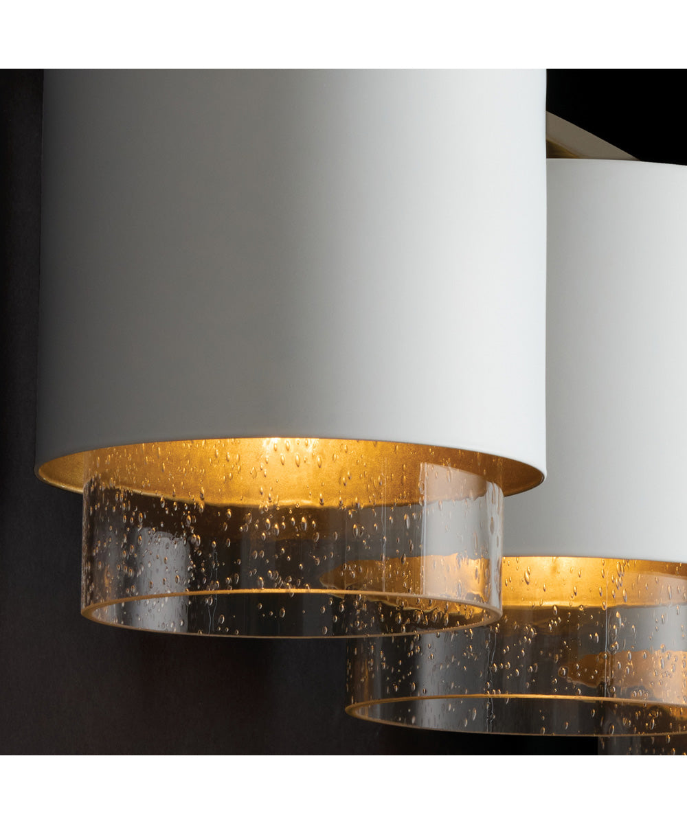 Weller 3-Light Vanity Matte Brass and White