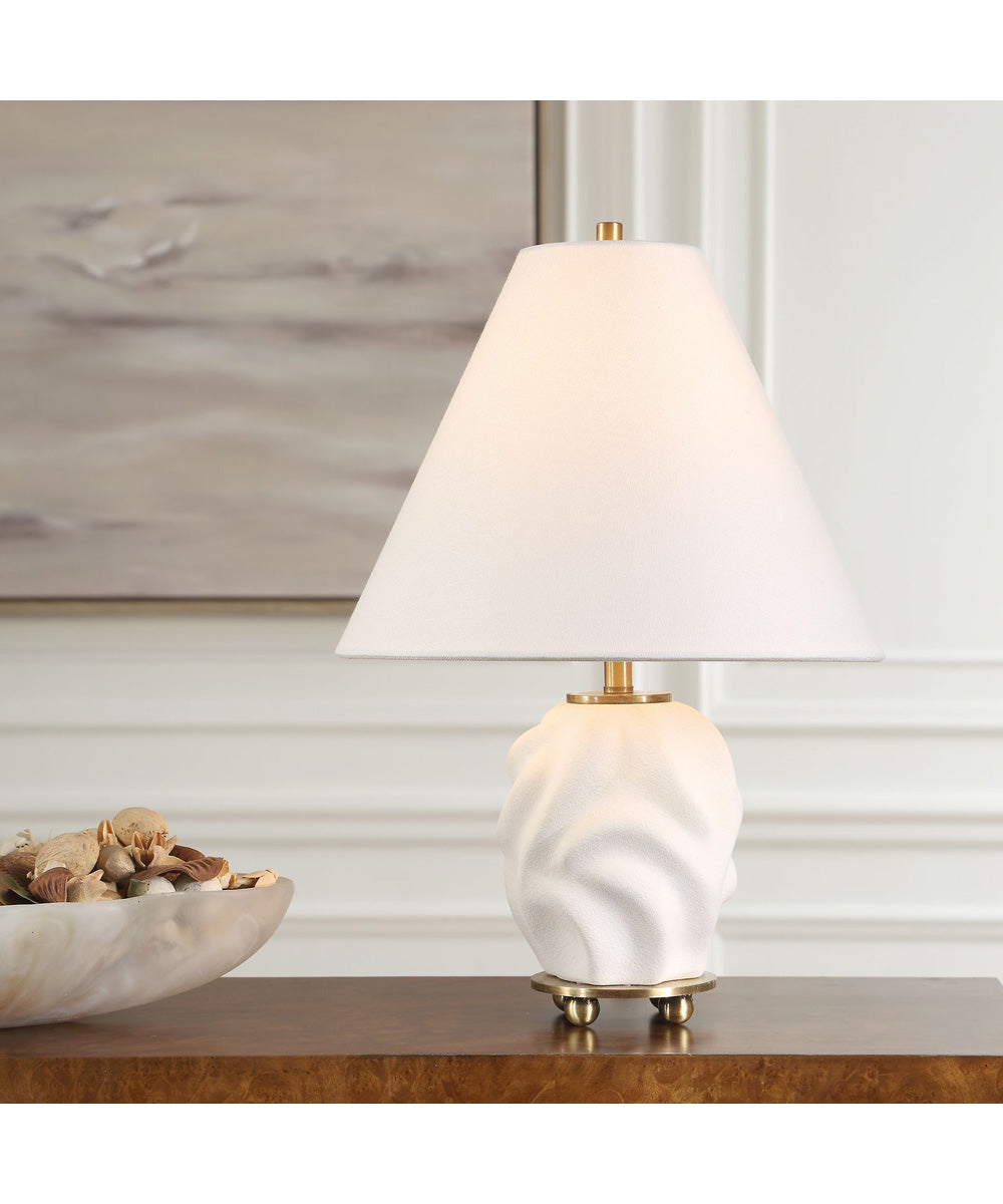 Bora White Accent Lamp