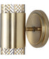 Cret 2 Light LED Brass Sconce