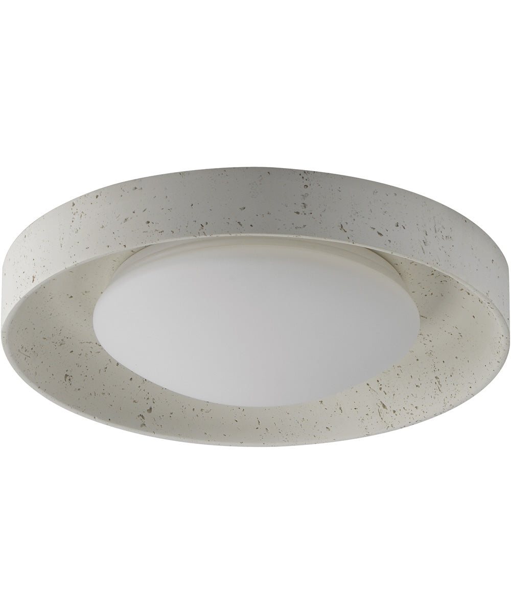 Matera 18 inch LED Flush Mount - 5CCT Chaulk White