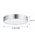 12"w Crystal Moon 1-Light LED Flush Mount Chrome Finish with Clear Cubic Zirconia Glass Shade