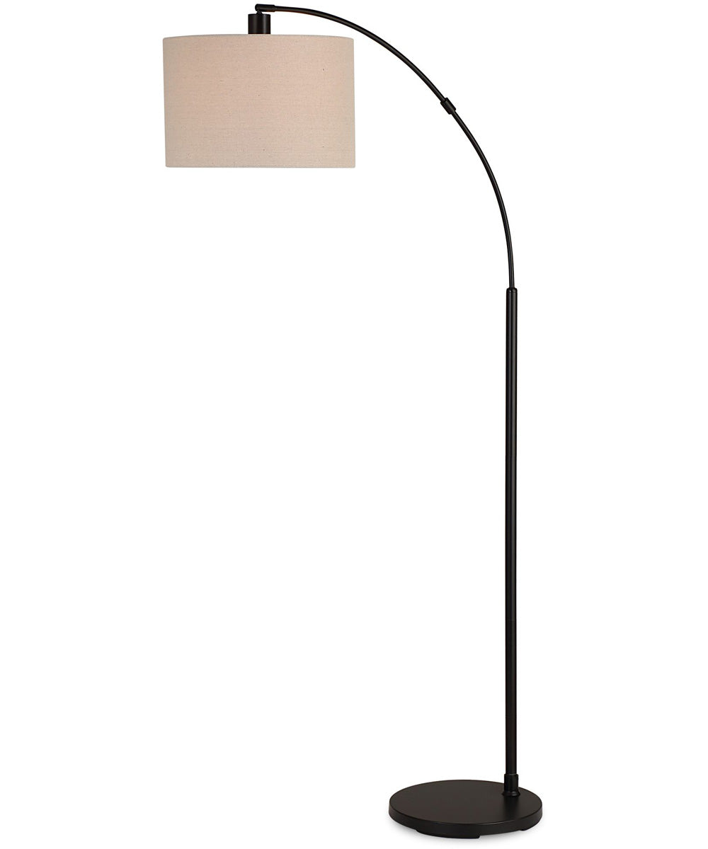 Arc Floor Lamp with Black Finish