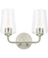 Celino 2-Light Bath & Vanity Brushed Nickel