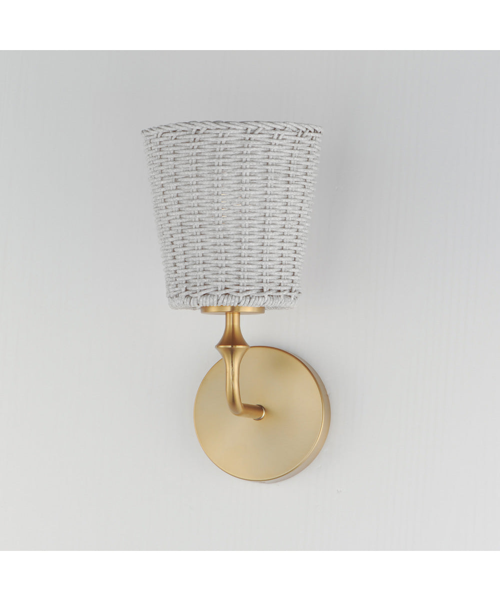Baja 1-Light Sconce Natural Aged Brass