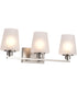 Lune 3-Light Vanity & Wall Brushed Nickel