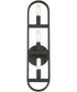 Carousel 3 Light Wall Sconce Black