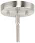 Trimble 2-Light Linear Chandelier Brushed Nickel