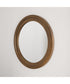 Mirror Decorative Cast Aluminum Mirror Oxidized Brass
