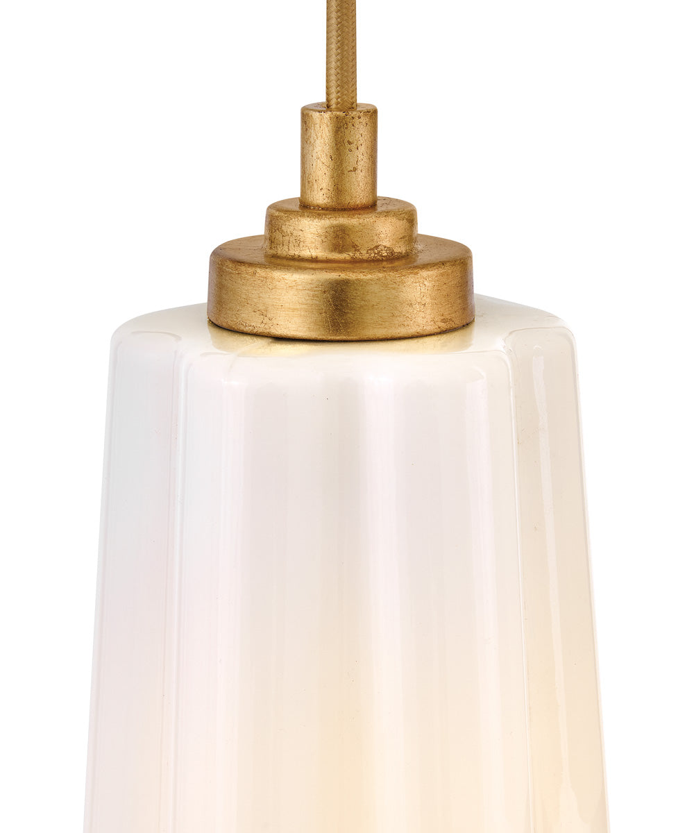 Honey 5-Light Small Chandelier in Distressed Brass