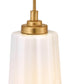 Honey 5-Light Small Chandelier in Distressed Brass
