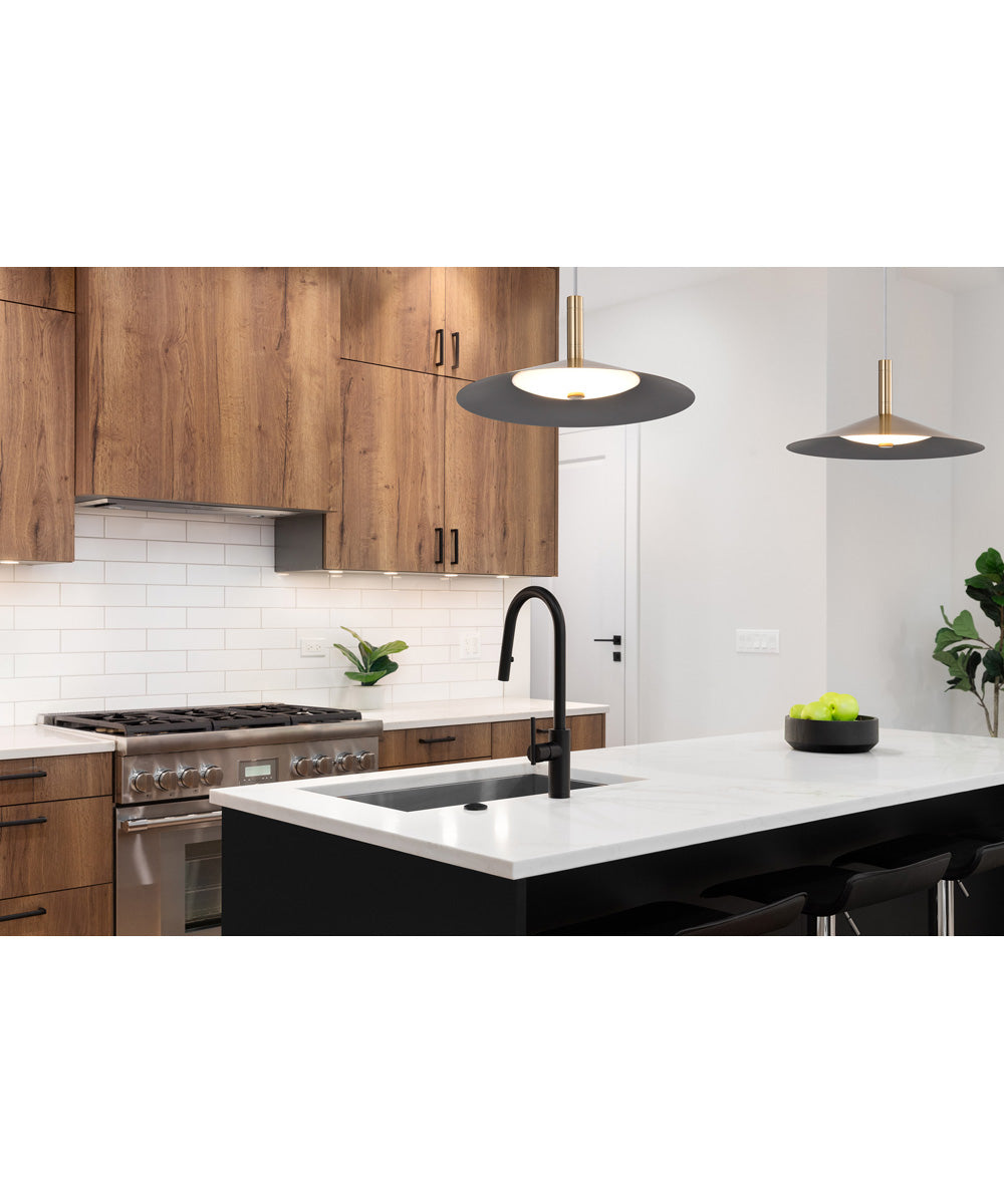 Corrine  Pendant Burnished Brass