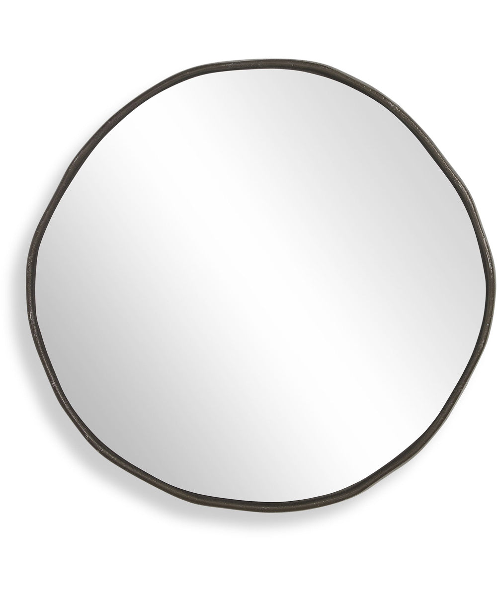 Lowen Round Bronze Mirror