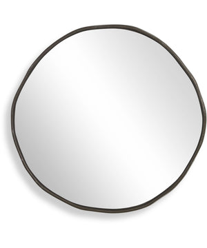 Lowen Round Bronze Mirror