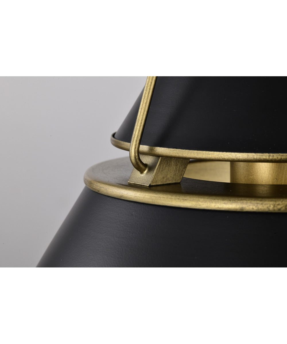 Adina 1-Light Pendant Matte Black