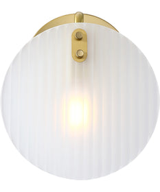 Sky Fall 1 Light Wall Sconce Brushed Gold