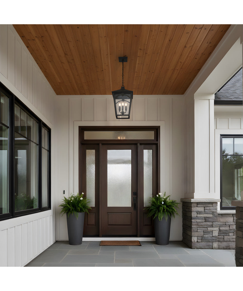 Jaxon 4-light Outdoor Pendant Light Western Bronze