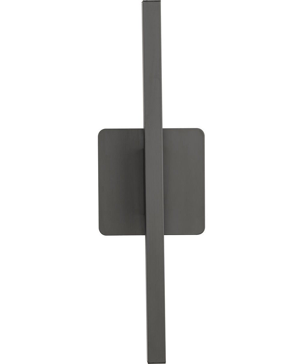 Phase 5 16 in. Slim Modern 3CCT Integrated LED Linear Vanity Light Matte Black