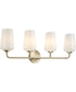 Celino 4-Light Bath & Vanity Champagne Bronze