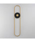 Gravity X-Large Outdoor LED Sconce Black / Gold