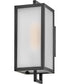 Halden 1-Light Small Wall Mount Lantern in Black