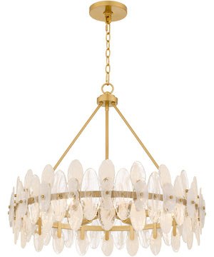 Abigail 6-light Pendant Brushed Gold