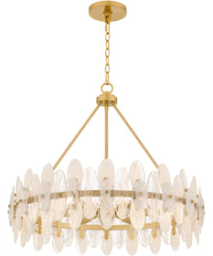 Abigail 6-light Pendant Brushed Gold