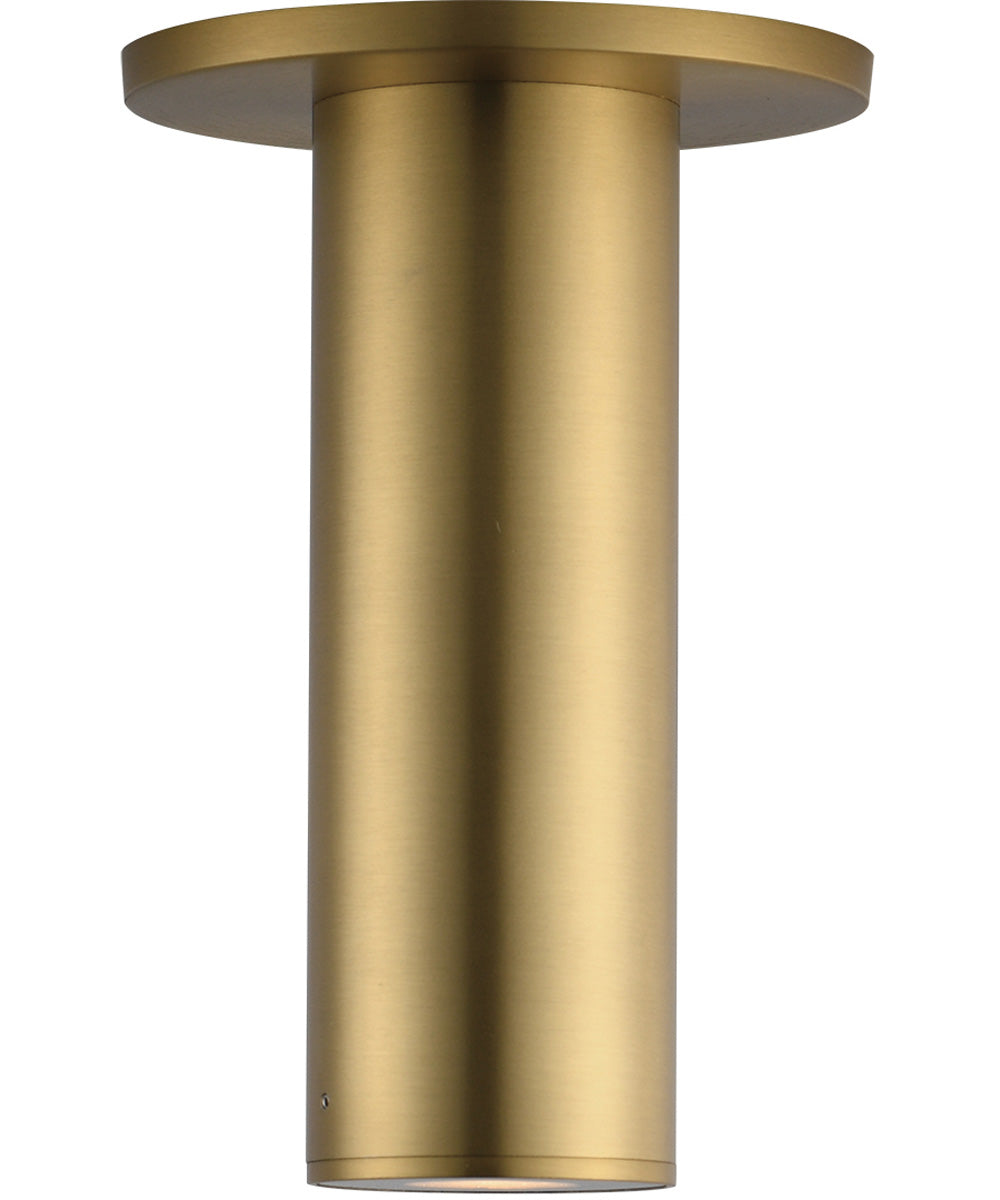 Calibro 7.5 inch LED Indoor Flush Mount Natural Aged Brass