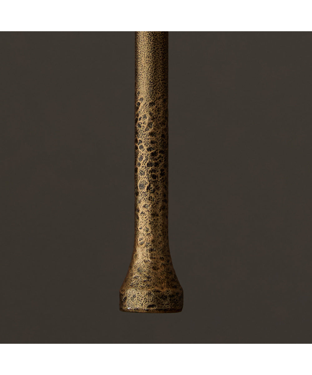 Hollis 1-Light Sconce Matte Black with Hammered Gold
