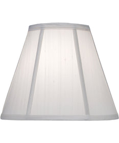 6x12x10 Off White Silk Shantung Empire Softback Lampshade