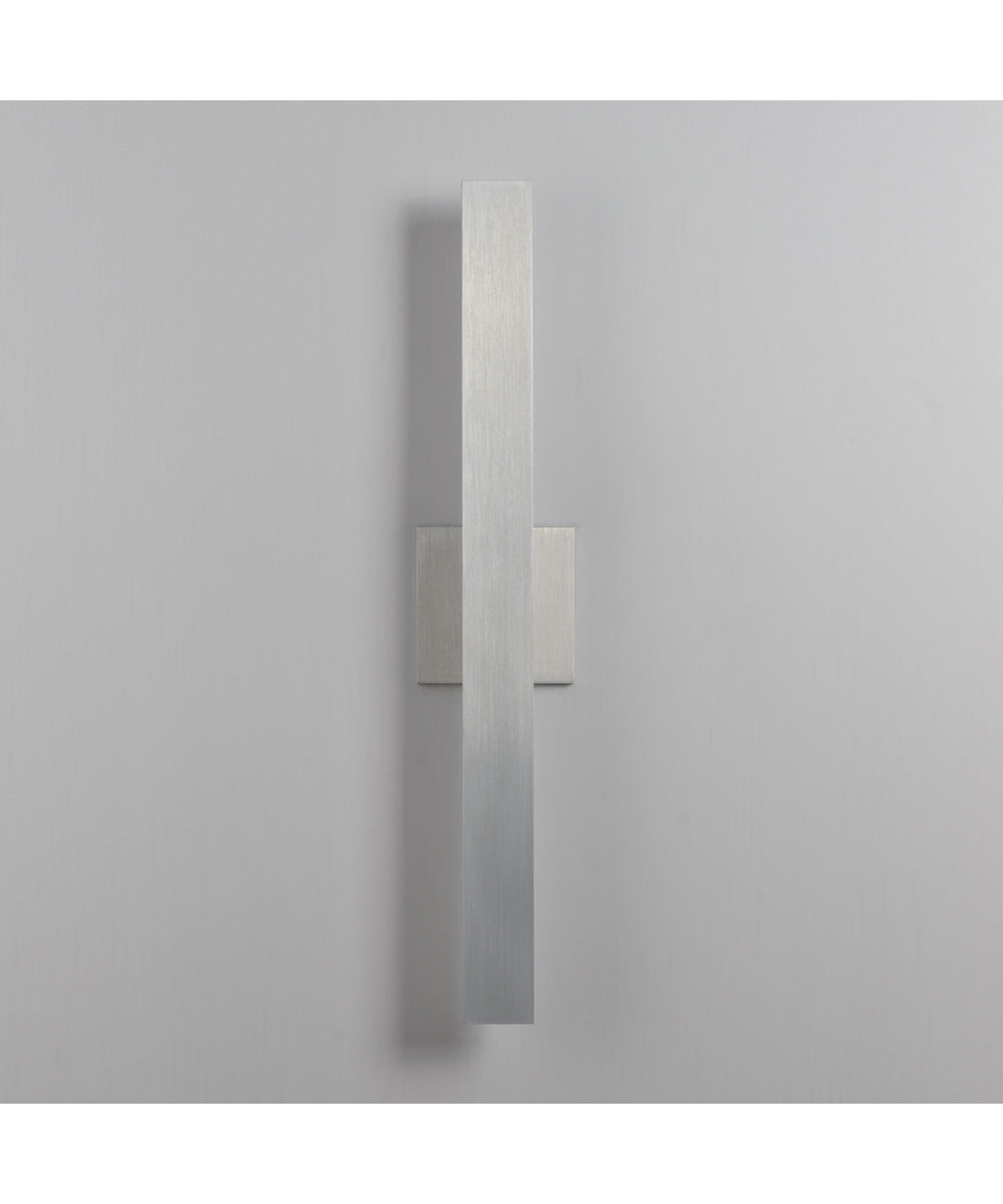 Alumilux Line 5CCT 24 inch LED Outdoor Wall Sconce Satin Aluminum