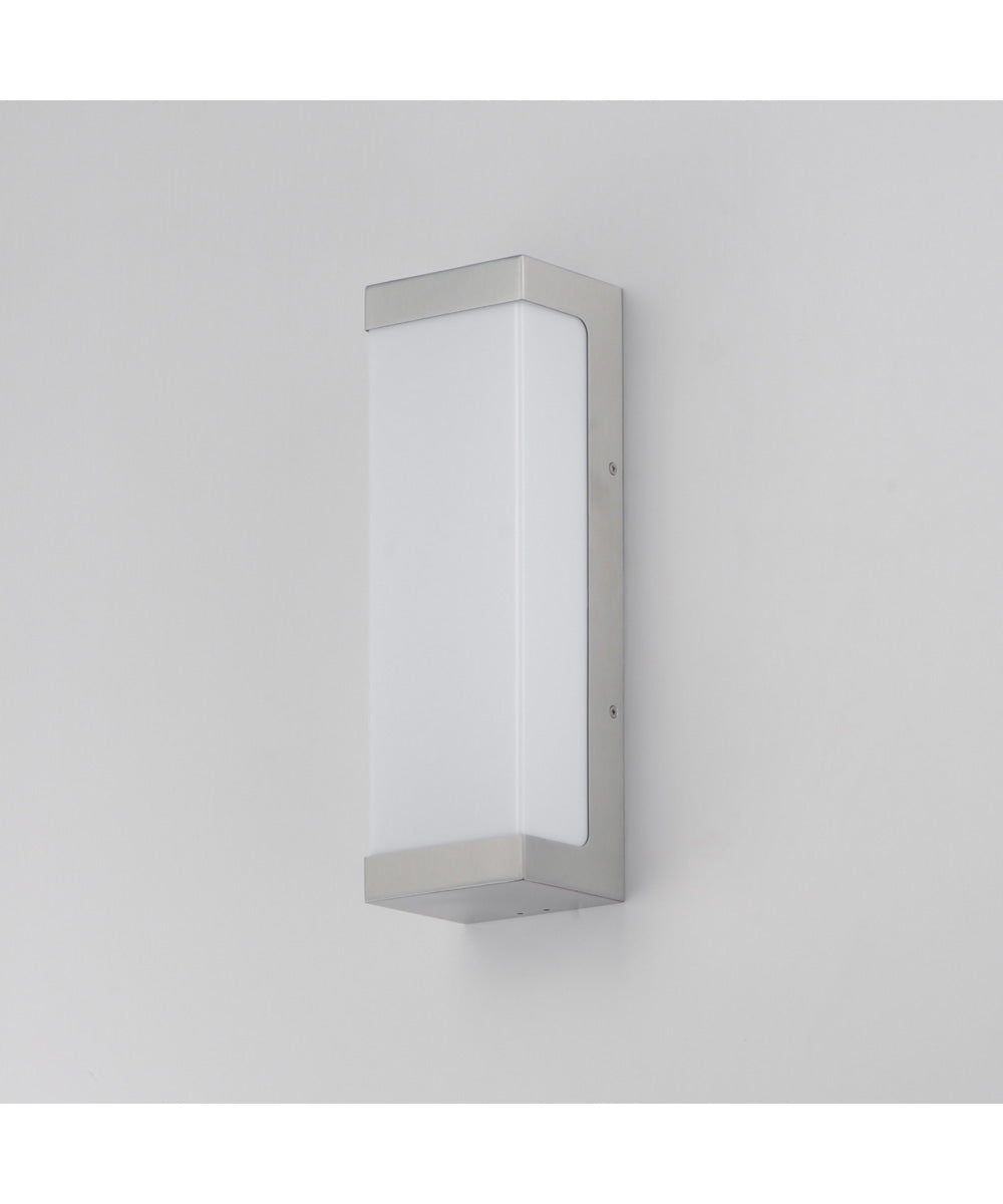 Tunnel 15-16 inch LED Outdoor Sconce Brushed Aluminum