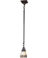 5" Square Diamond Band Mission Mini Pendant
