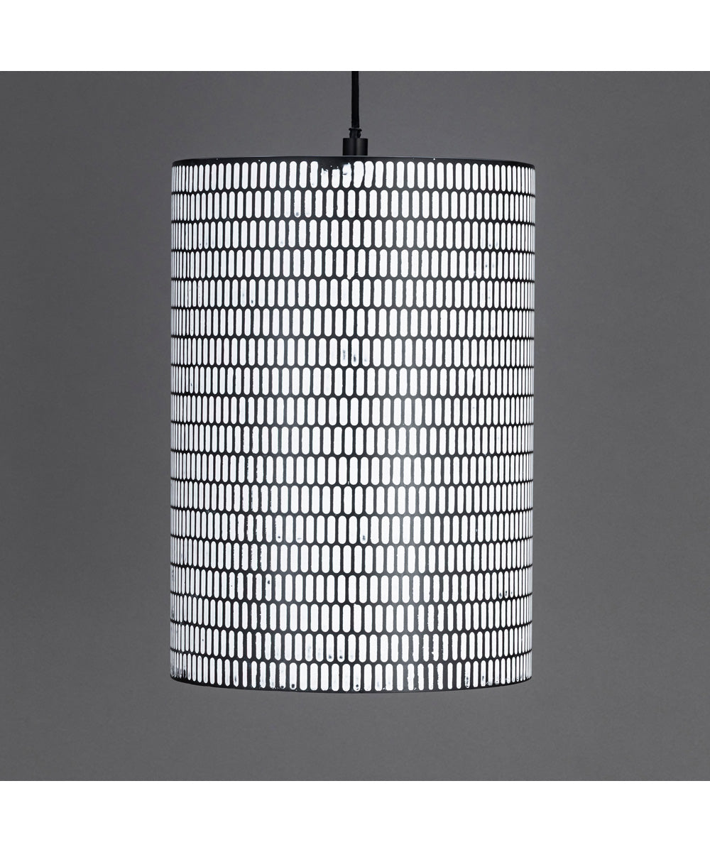 Shaka 1-Light Pendant Black / White