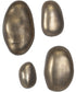 Set In Stone Brass Outdoor Wall Art Set of 4