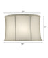 17x18x12 Off White Camelot Drum Softback Lampshade