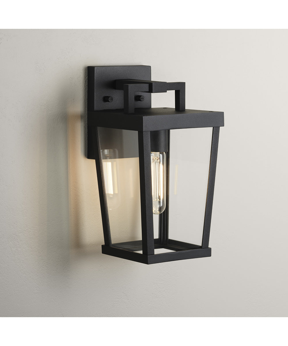 Tryon 1-Light Small Outdoor Wall Lantern Black