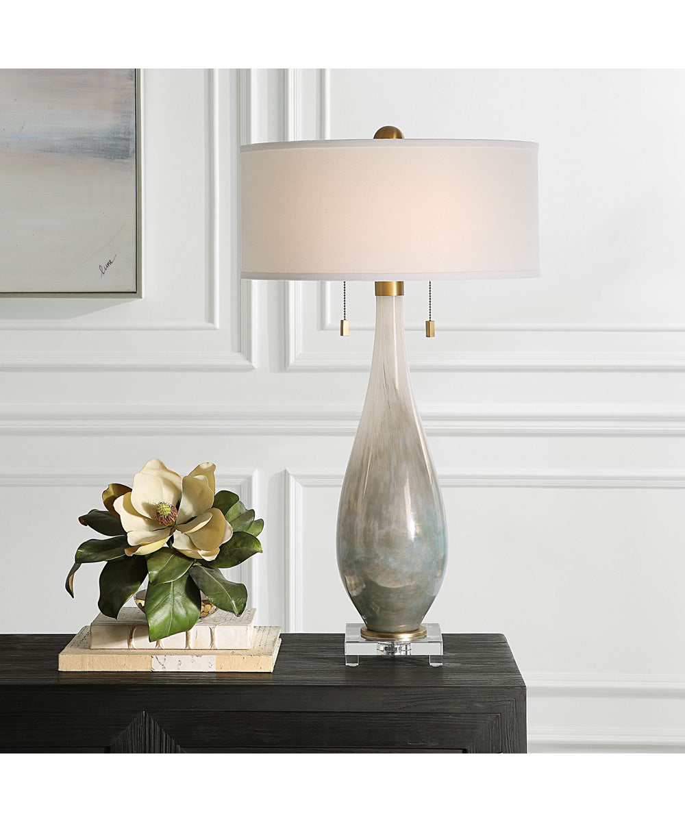 Cardoni Bronze Glass Table Lamp