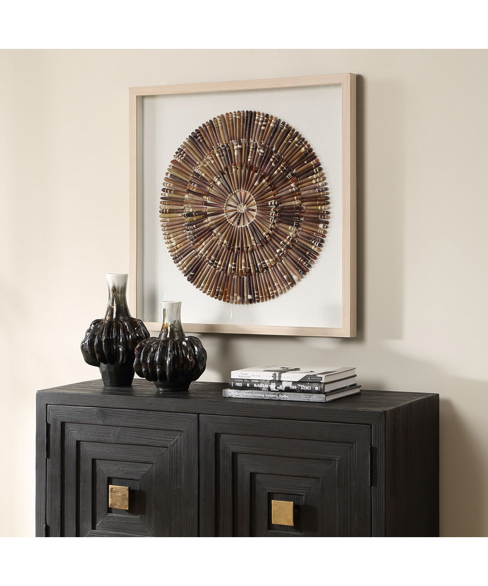 Tiger Sea Urchin Shadow Box