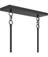 Jheni 5-Light Linear Chandelier Matte Black