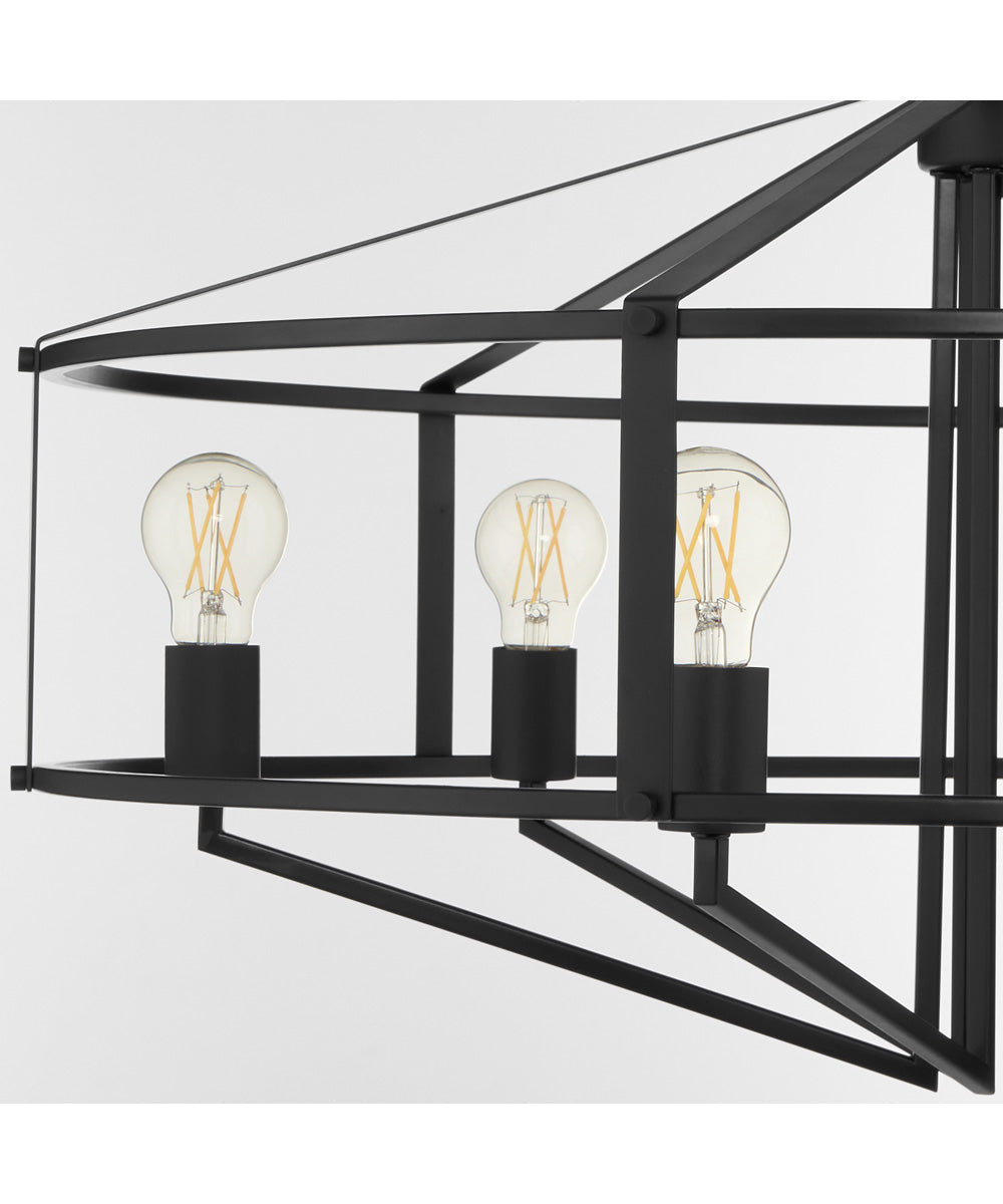 Tobin 6-light Pendant Matte Black