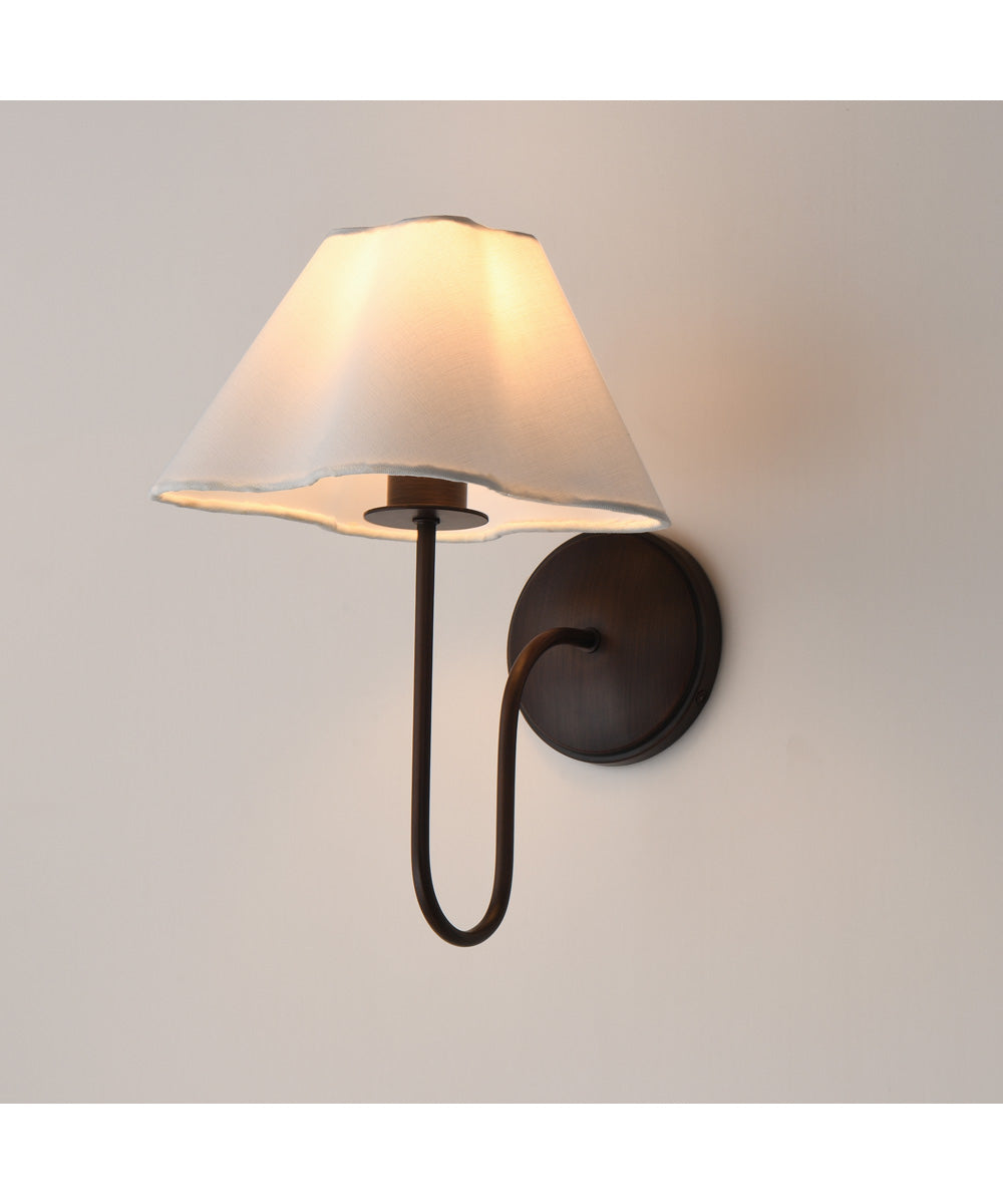 Saxon 1-Light Wall Sconce Oil Rubbed Bronze