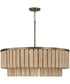 Jada 6-Light Pendant Dark Brass
