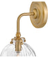 Helene 1-Light Medium Single Light Sconce in Lacquered Brass